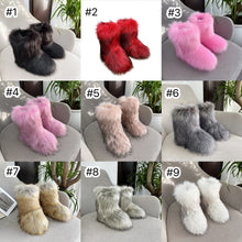 Load image into Gallery viewer, Fashion Fur Short Boots