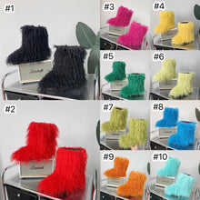 Load image into Gallery viewer, Fashion Fur Short Boots