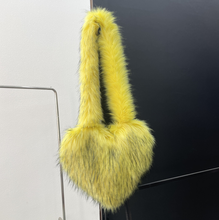 Load image into Gallery viewer, Women Faux Fur Heart Shoulder Bag