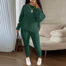 Load image into Gallery viewer, Women Fashion Sweater Knit Set