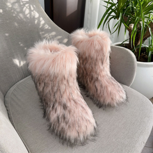 Load image into Gallery viewer, Fashion Fur Short Boots