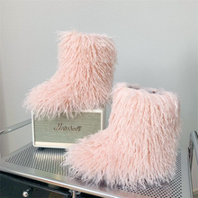 Load image into Gallery viewer, Fashion Fur Short Boots
