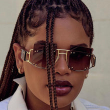 Load image into Gallery viewer, Rihanna's Rivet Frameless Sunglasses