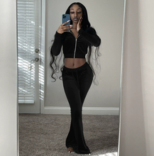 Load image into Gallery viewer, Velvet Pants Set