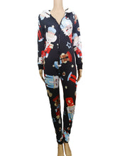 Load image into Gallery viewer, Christmas Hooded Onesie Pajamas with Butt Flap