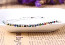 Load image into Gallery viewer, Elastic Crystal Rhinestone Anklet