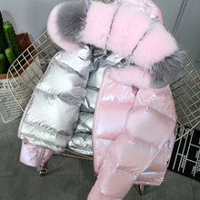 Load image into Gallery viewer, Women Winter Fur Reversible Down Coat
