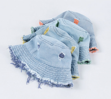 Load image into Gallery viewer, Summer Outdoor Hat Denim Bucket Hat