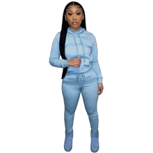 Load image into Gallery viewer, Cotton Fleece Hoodie Set