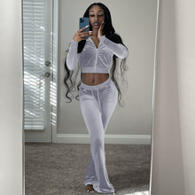 Load image into Gallery viewer, Velvet Pants Set