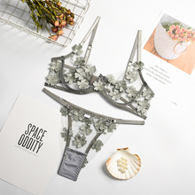 Load image into Gallery viewer, Sexy Lace Flower Bikini Set