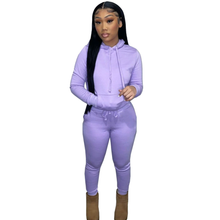 Load image into Gallery viewer, Cotton Fleece Hoodie Set