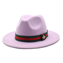 Load image into Gallery viewer, Fedora Hat with Bee(MOQ 5)