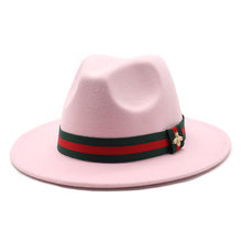 Load image into Gallery viewer, Fedora Hat with Bee(MOQ 5)