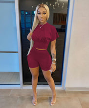 Load image into Gallery viewer, Nipped Waist Plain 2 pcs Set