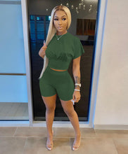 Load image into Gallery viewer, Nipped Waist Plain 2 pcs Set