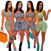 Load image into Gallery viewer, Women Summer 2 pcs Sets