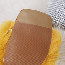 Load image into Gallery viewer, Fur High Heel Slippers