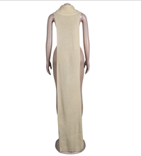 Load image into Gallery viewer, Winter Slit Dress Nightclub Dress