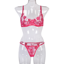 Load image into Gallery viewer, Sexy Lace Flower Bikini Set