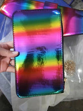 Load image into Gallery viewer, Rainbow Flip Flops Slippers with Bag Sets