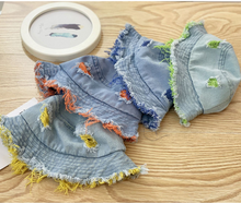 Load image into Gallery viewer, Summer Outdoor Hat Denim Bucket Hat
