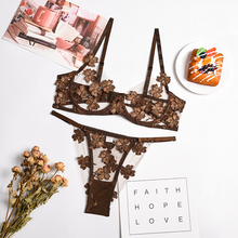 Load image into Gallery viewer, Sexy Lace Flower Bikini Set