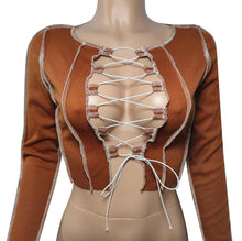 Load image into Gallery viewer, Long Sleeve Shirt with Open Chest