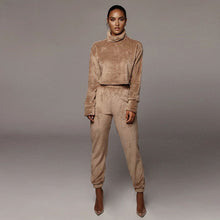 Load image into Gallery viewer, Winter Sports Set, Casual 2 PCs Set with Fleece