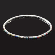Load image into Gallery viewer, Elastic Crystal Rhinestone Anklet