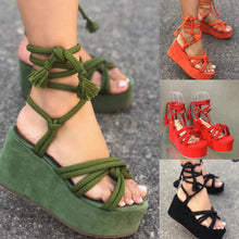 Load image into Gallery viewer, Women Fashion Rope Sandals
