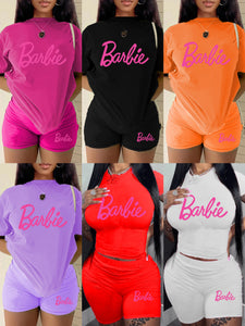 Women Barbie 2 pcs Set Cotton Material