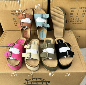 Women Fashion Thick Slides