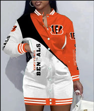 Load image into Gallery viewer, NFL Uniform Jacket Dress
