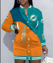 Load image into Gallery viewer, NFL Uniform Jacket Dress
