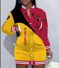 Load image into Gallery viewer, NFL Uniform Jacket Dress
