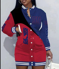 Load image into Gallery viewer, NFL Uniform Jacket Dress
