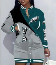 Load image into Gallery viewer, NFL Uniform Jacket Dress
