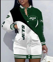 Load image into Gallery viewer, NFL Uniform Jacket Dress
