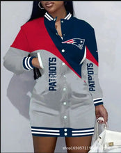 Load image into Gallery viewer, NFL Uniform Jacket Dress
