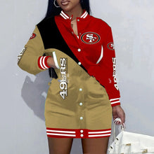 Load image into Gallery viewer, NFL Uniform Jacket Dress
