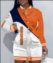 Load image into Gallery viewer, NFL Uniform Jacket Dress
