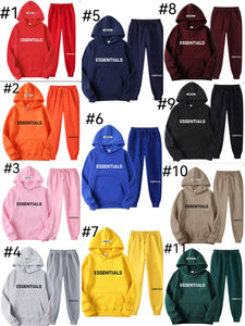 Essential Fleece Hoodie Set No Tags