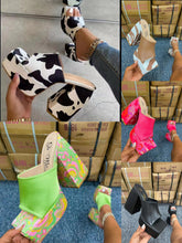 Load image into Gallery viewer, Fashion Chunky Slides
