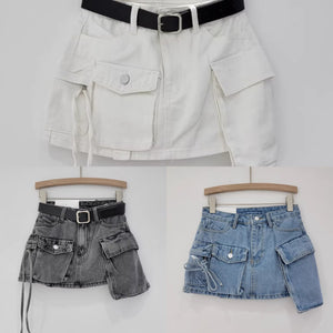 Women Fashion Jean Skirt