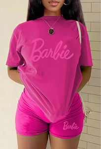 Women Barbie 2 pcs Set Cotton Material