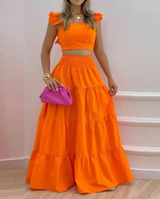 Load image into Gallery viewer, Fashion Women Maxi Skirt Set
