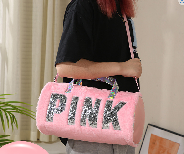 Pink Purry Bag