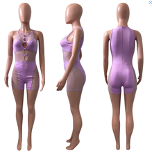 Load image into Gallery viewer, Fashion Mesh Jumpsuit
