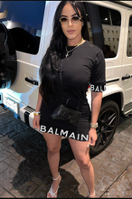 Load image into Gallery viewer, Balmain Polyester Short Sleeve Dress
